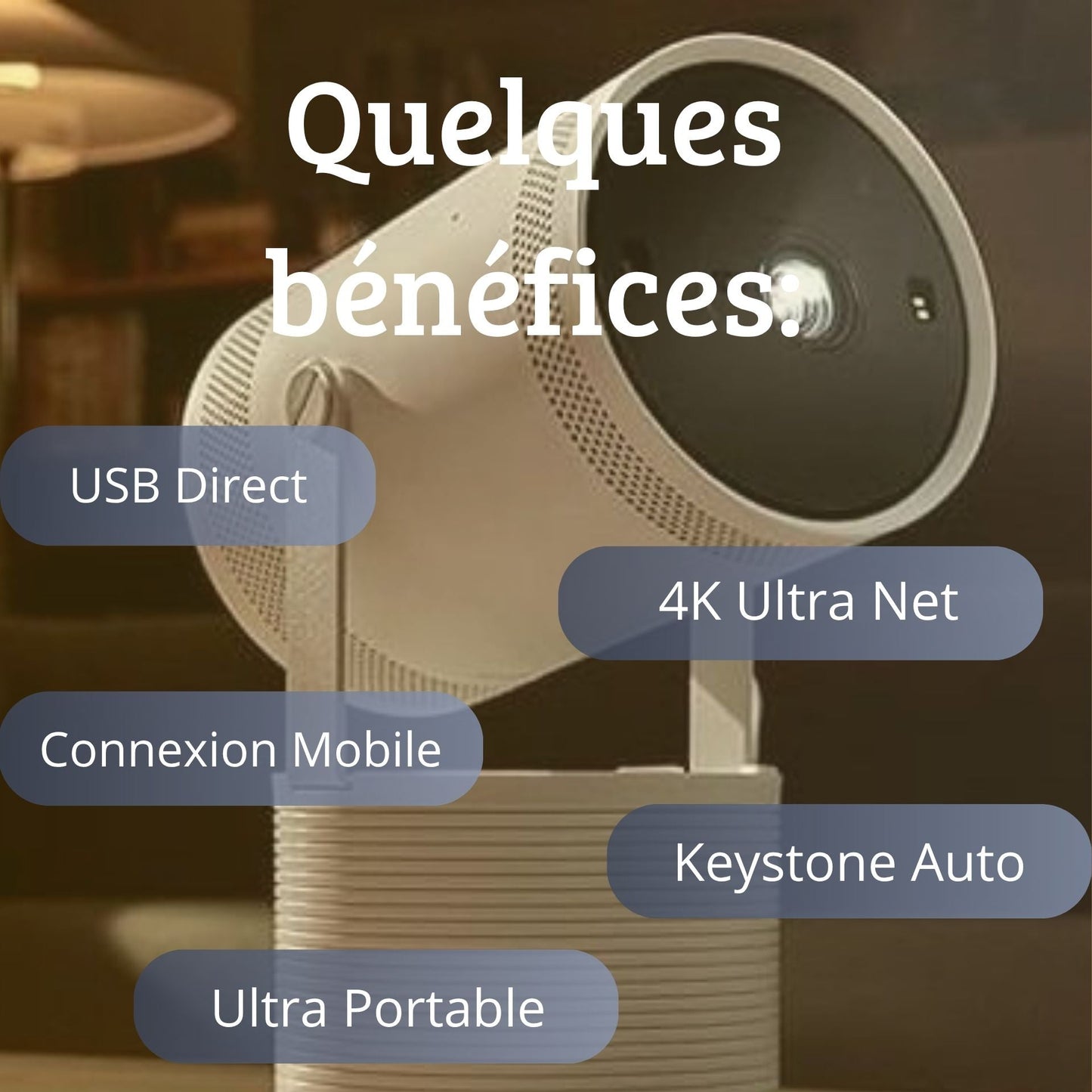 MAGCUBIC HY300 Pro+ – Mini Projecteur Android 11 4K