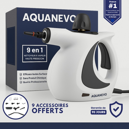 Nettoyeur à vapeur Aquanevo – Aucun produit nécessaire