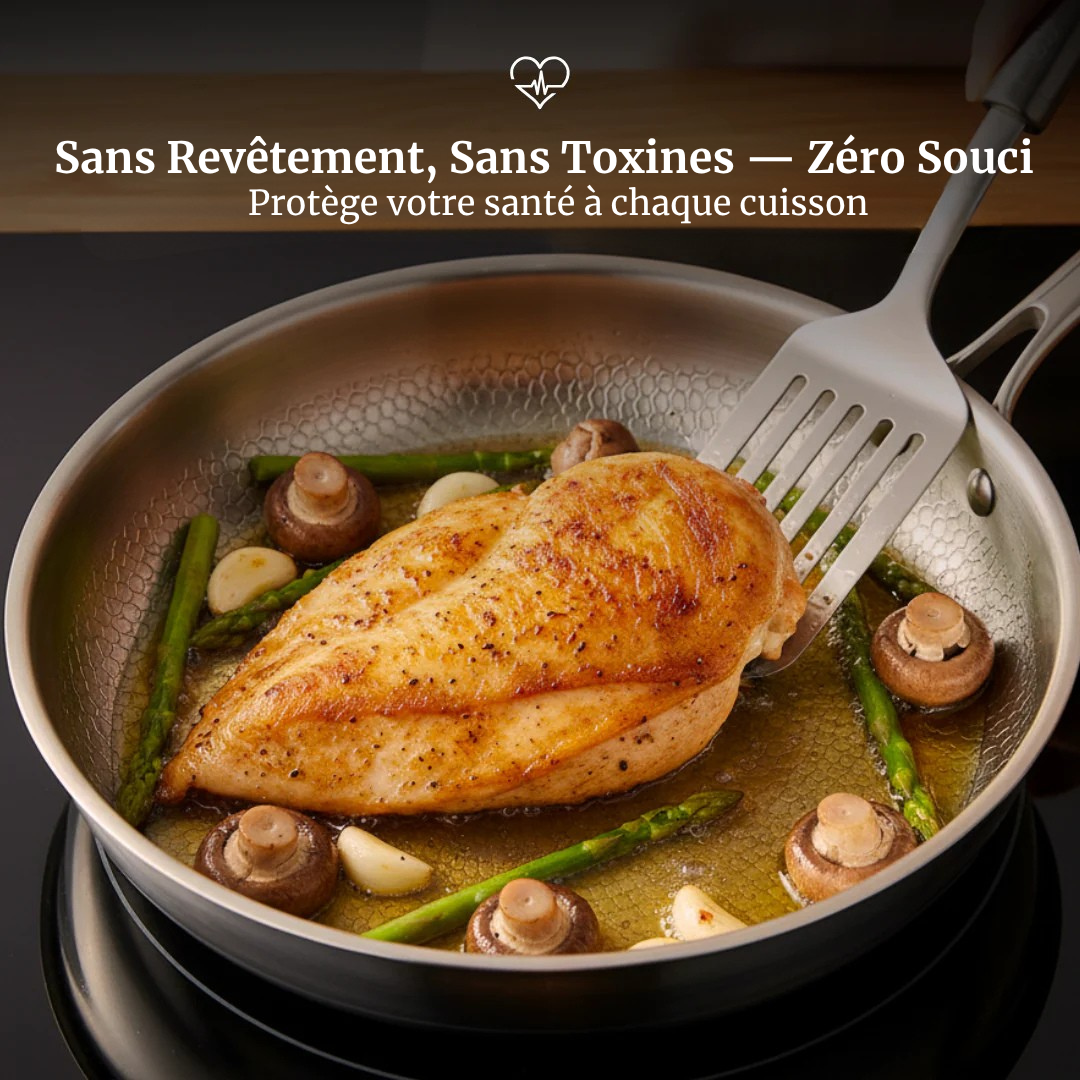 Nelexe™  Poêle Titane Non Toxique