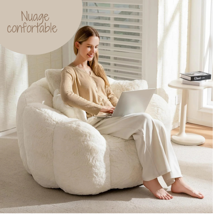 Breez Canapé de sol en Peluche (1 ACHETÉ = 1 OFFERTE)