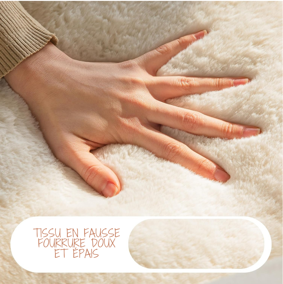 Breez Canapé de sol en Peluche (1 ACHETÉ = 1 OFFERTE)